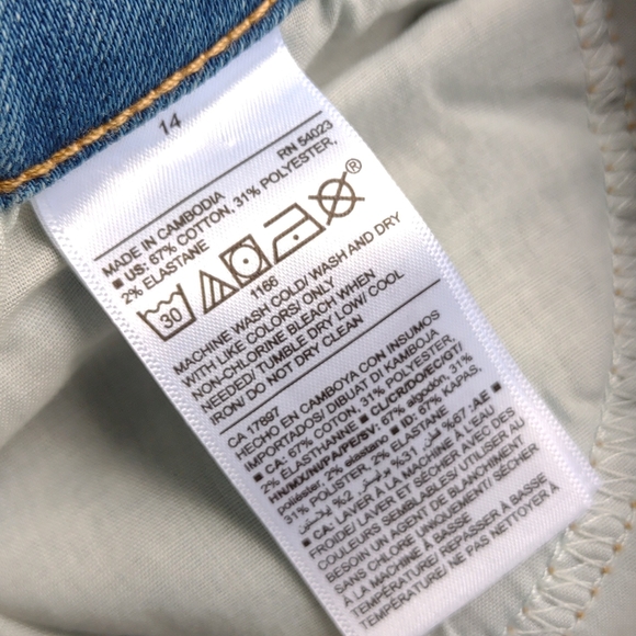 NEW Old Navy Power Straight Light Wash Jeans 14 - Picture 5 of 8
